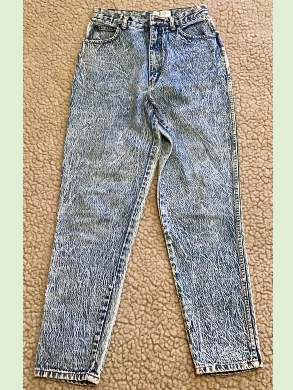 * SALE * Vintage Acid Wash High Rise Jeans